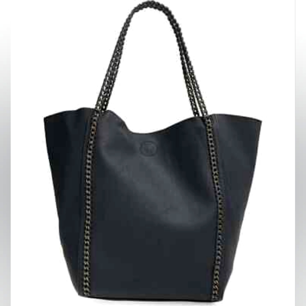 Phase 3 Black Tote with chain handles
